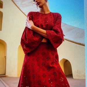 NWT Beyond by Vera 1891 Victoria Embroidered dress in Size Small.